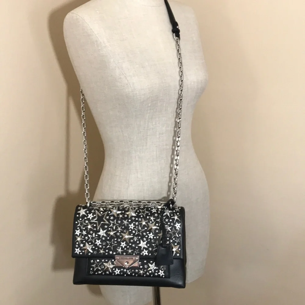Michael Kors Star studded Cece chain shoulder bag